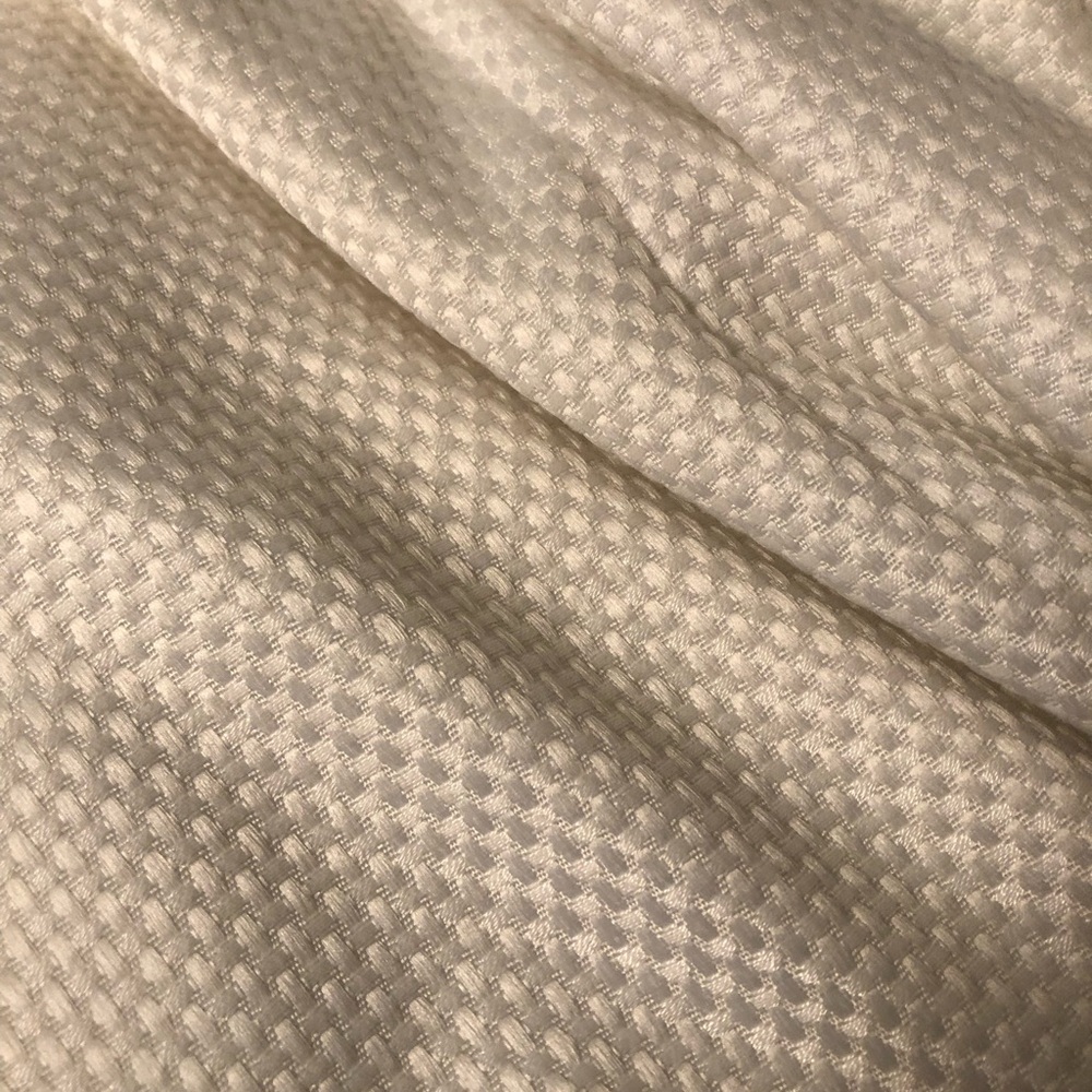 JCPenney Home White Textured Polyester Fabric - Picture 4 of 4